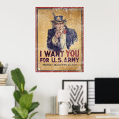 アメリカ陸軍に行ってほしい ポスター (ホームオフィス)