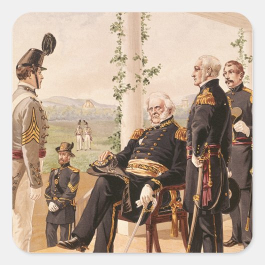 アメリカ陸軍の制服 スクエアシール (正面)