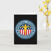 アメリカ陸軍体力徽章 カード (黄色い花)