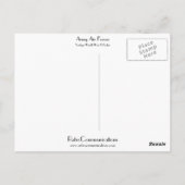 アメリカ陸軍航空軍 ポストカード (裏面)