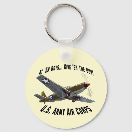 アメリカ陸軍航空隊 キーホルダー (正面)