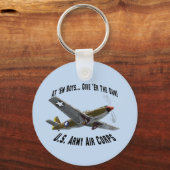 アメリカ陸軍航空隊 キーホルダー (裏面)