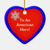 アメリカ雪だるまクリスマスキープサケハートオーナメント セラミックオーナメント (裏面)