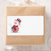 アメリカ雪だるま ラベル (インサイチュ)