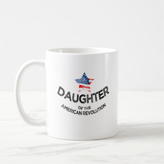 アメリカ革命の娘 DAR スター コーヒーマグカップ (左)