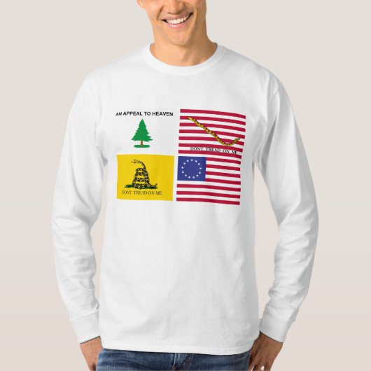 アメリカ革命の旗 Tシャツ (正面)