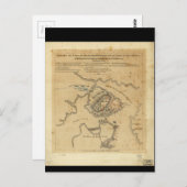 アメリカ革命バンカーヒルの戦い1775 ポストカード (正面/裏面)