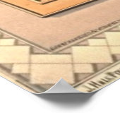 アメリカ革命フリーメーソン1876 ポスター (角)