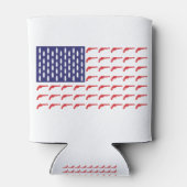 アメリカ革命旗 – 銃 缶クーラー (裏面)