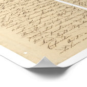 アメリカ革命1783パリ条約すべてのページ ポスター (角)