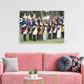 アメリカ革命、ヘシアン兵 キャンバスプリント (インサイチュ (リビング))