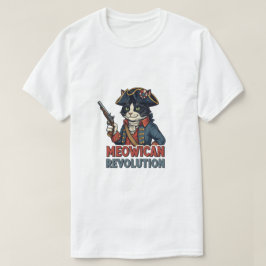 アメリカ革命 – 愛国的な猫Tシャツ Tシャツ