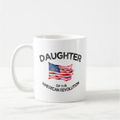 アメリカ革命DARスターUSAの娘 コーヒーマグカップ (左)