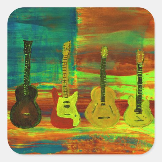 アメリカ音楽 スクエアシール (正面)