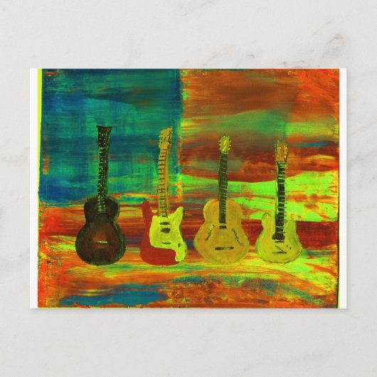 アメリカ音楽 ポストカード (正面)