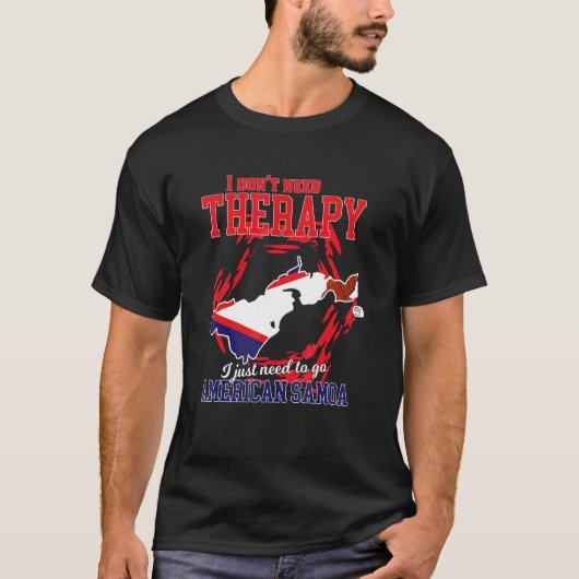 アメリカ領サモアに行く必要がある Tシャツ (正面)