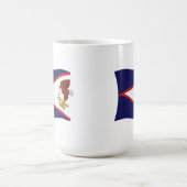 アメリカ領サモアの旗マグカップ コーヒーマグカップ (中央)