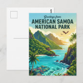 アメリカ領サモア国立公園 ポストカード (正面/裏面)