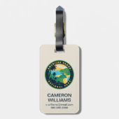 アメリカ領サモア国立公園 ラゲッジタグ (裏面縦)