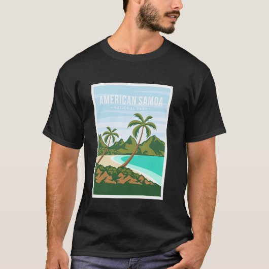 アメリカ領サモア国立公園 Tシャツ (正面)