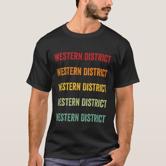 アメリカ領サモア西部地区彩虹テキ Tシャツ (正面)