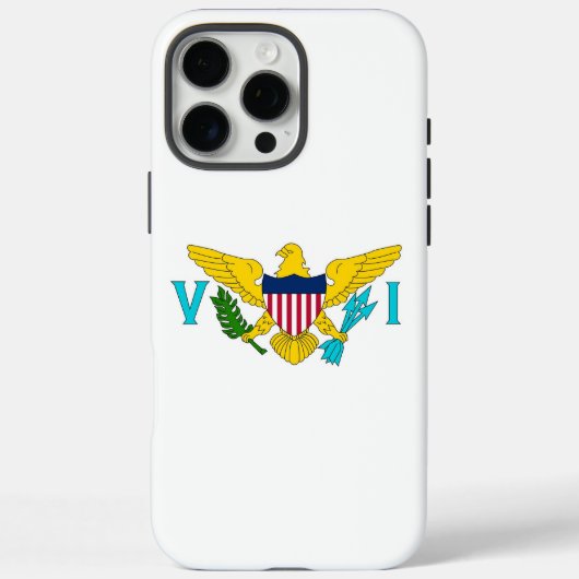 アメリカ領バージン諸島の旗 Apple iPhone 16 Pro Max Case-Mate iPhoneケース (裏面)