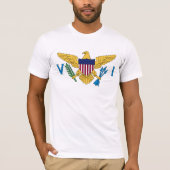アメリカ領バージン諸島の旗 Tシャツ (正面)