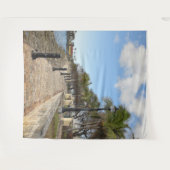 アメリカ領バージン諸島 セントクロイ島 風景のウォーターフロント タペストリー (正面(横))