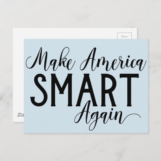 アメリカ頭が切れるを再びアンチトランプ耐性にする ポストカード (正面/裏面)