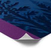 アメリカ飛んでいる国旗のスカーフと花火を持つハゲのワシ ポスター (角)