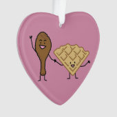 アメリカ鶏およびワッフル及び南料理 オーナメント (正面)