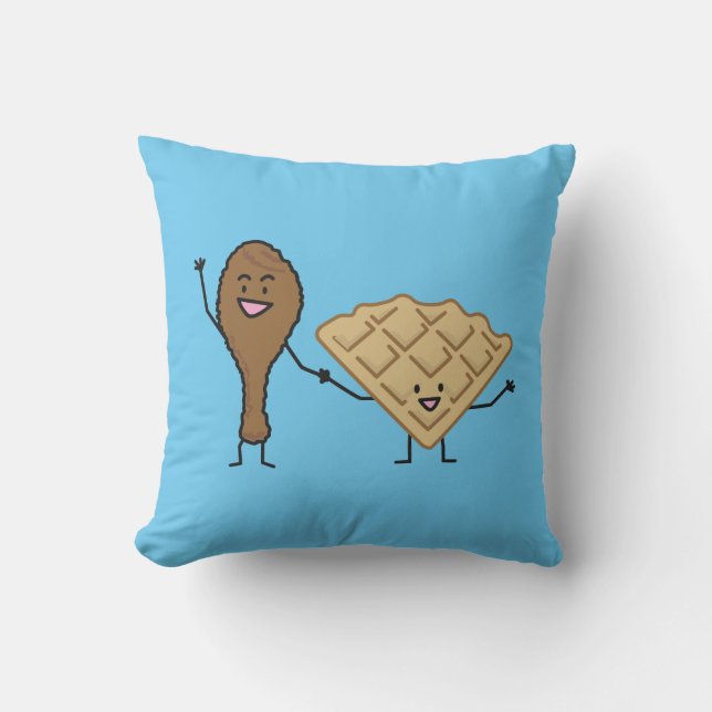 アメリカ鶏およびワッフル及び南料理 クッション (正面)