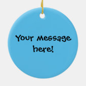 アメリカ鶏およびワッフル及び南料理 セラミックオーナメント (裏面)