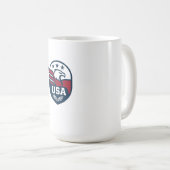 アメリカ鷲の紋章 コーヒーマグカップ (正面右)