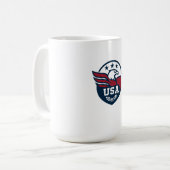 アメリカ鷲の紋章 コーヒーマグカップ (正面左)