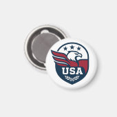 アメリカ鷲の紋章 マグネット (正面/裏面)