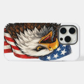 アメリカ鷲のiPhone 15 Pro Maxケース iPhoneケース (裏面横)