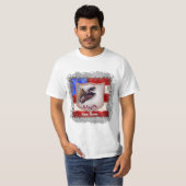 アメリカ鷲シールドTシャツ Tシャツ (正面フル)