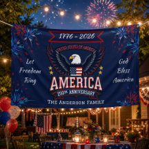 アメリカ鷲愛国バナーの250周年記念