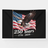 アメリカ鷲1776-2026旗 250周年 横断幕 (横)