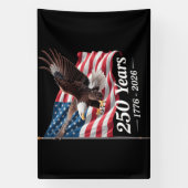 アメリカ鷲1776-2026旗 250周年 横断幕 (縦)