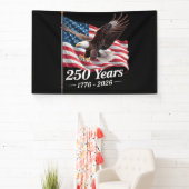 アメリカ鷲1776-2026旗 250周年 横断幕 (インサイチュ)