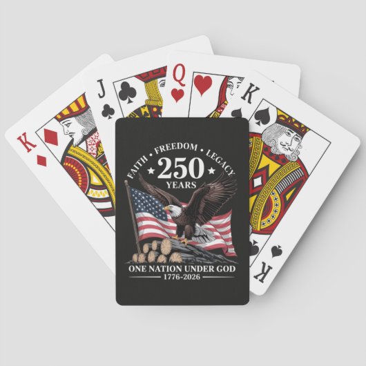 アメリカ鷲250周年記念 トランプ (裏面)