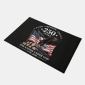 アメリカ鷲250周年記念 ドアマット (アングル)