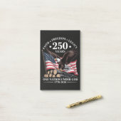 アメリカ鷲250周年記念 ポストイット (デスク上)