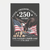 アメリカ鷲250周年記念 ポストイット (正面)