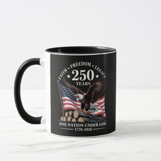 アメリカ鷲250周年記念 マグカップ (左)