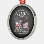 アメリカ鷲250周年記念 メタルオーナメント (左)