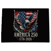 アメリカ鷲250周年記念 ラージペーパーバッグ (正面)