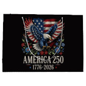 アメリカ鷲250周年記念 ラージペーパーバッグ (裏面)
